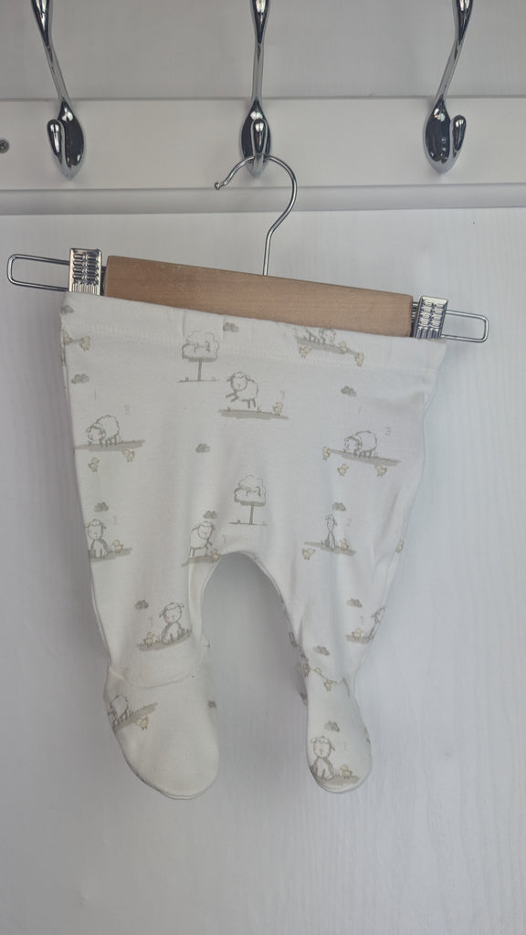 Mothercare Lamb Print Leggings - Unisex Tiny Baby Mothercare Used, Preloved, Preworn & Second Hand Baby, Kids & Children's Clothing UK Online. Cheap affordable. Brands including Next, Joules, Nutmeg Morrisons, TU, F&F, H&M.