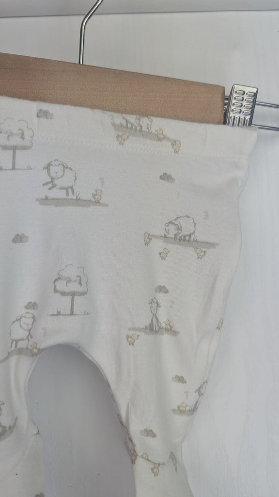 Mothercare Lamb Print Leggings - Unisex Tiny Baby Mothercare Used, Preloved, Preworn & Second Hand Baby, Kids & Children's Clothing UK Online. Cheap affordable. Brands including Next, Joules, Nutmeg Morrisons, TU, F&F, H&M.