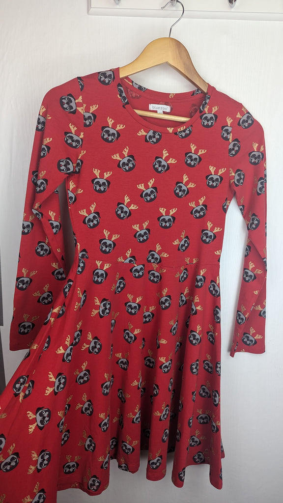 Blue Zoo Red Pug Christmas Dress - Girls 13-14 Years Blue Zoo Used, Preloved, Preworn & Second Hand Baby, Kids & Children's Clothing UK Online. Cheap affordable. Brands including Next, Joules, Nutmeg Morrisons, TU, F&F, H&M.