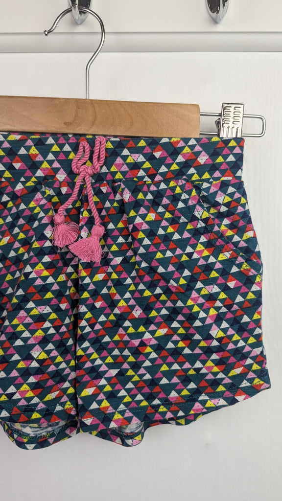 TU Multicolour Triangle Shorts - Girls 3-4 Years TU Used, Preloved, Preworn & Second Hand Baby, Kids & Children's Clothing UK Online. Cheap affordable. Brands including Next, Joules, Nutmeg Morrisons, TU, F&F, H&M.