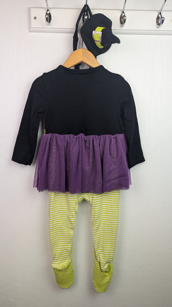 F&F Halloween Witch Sleepsuit - Girls 9-12 Months F&F Used, Preloved, Preworn & Second Hand Baby, Kids & Children's Clothing UK Online. Cheap affordable. Brands including Next, Joules, Nutmeg Morrisons, TU, F&F, H&M.