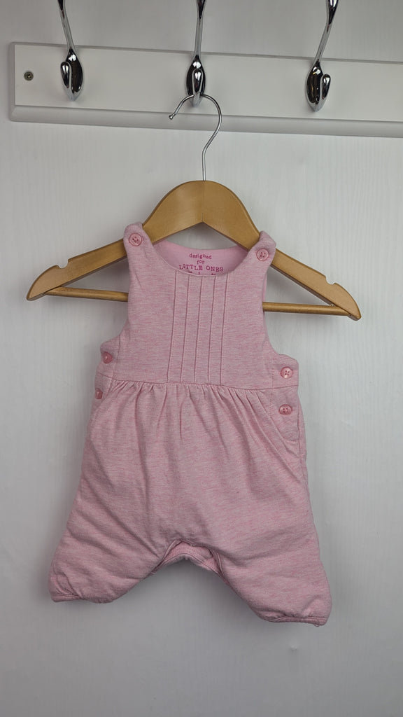 F&F Pink Quilted Romper - Baby Girls Tiny Baby F&F Used, Preloved, Preworn & Second Hand Baby, Kids & Children's Clothing UK Online. Cheap affordable. Brands including Next, Joules, Nutmeg Morrisons, TU, F&F, H&M.