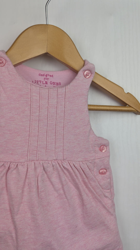 F&F Pink Quilted Romper - Baby Girls Tiny Baby F&F Used, Preloved, Preworn & Second Hand Baby, Kids & Children's Clothing UK Online. Cheap affordable. Brands including Next, Joules, Nutmeg Morrisons, TU, F&F, H&M.