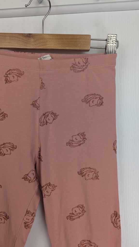 H&M Pink Unicorn Cropped Leggings - Girls 9-10 Years H&M Used, Preloved, Preworn & Second Hand Baby, Kids & Children's Clothing UK Online. Cheap affordable. Brands including Next, Joules, Nutmeg Morrisons, TU, F&F, H&M.