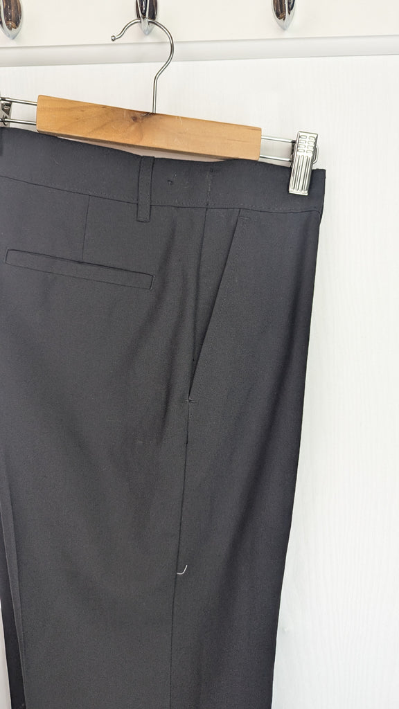 NEW M&S Black Straight Leg School Trousers - Boys 12-13 Years Marks & Spencer Used, Preloved, Preworn & Second Hand Baby, Kids & Children's Clothing UK Online. Cheap affordable. Brands including Next, Joules, Nutmeg Morrisons, TU, F&F, H&M.