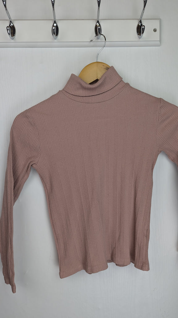 Zara Pink Ribbed Turtle Neck Top - Girls 11-12 Years Zara Used, Preloved, Preworn & Second Hand Baby, Kids & Children's Clothing UK Online. Cheap affordable. Brands including Next, Joules, Nutmeg Morrisons, TU, F&F, H&M.