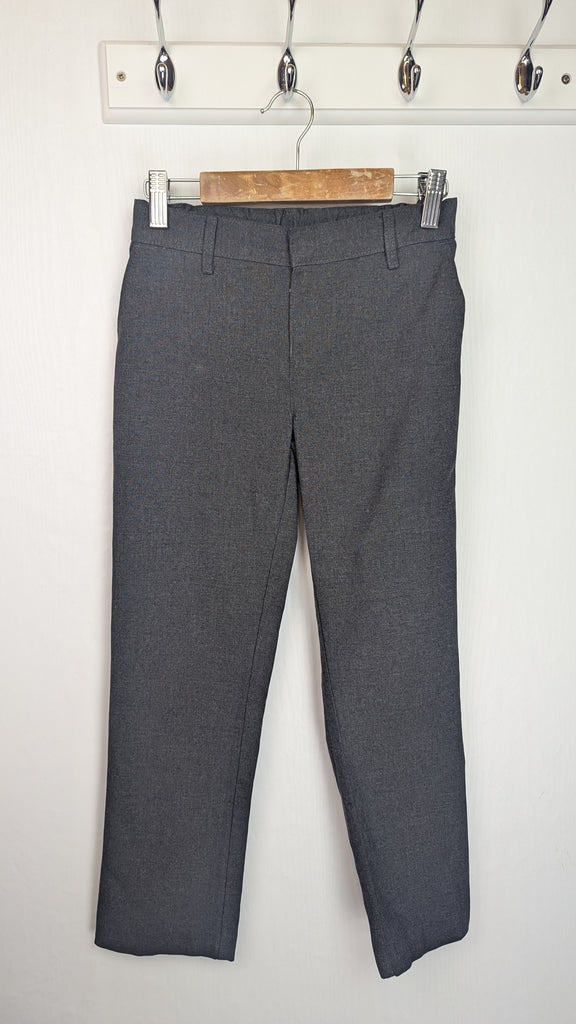 M&S Grey Skinny School Trousers - Boys 8-9 Years Marks & Spencer Used, Preloved, Preworn & Second Hand Baby, Kids & Children's Clothing UK Online. Cheap affordable. Brands including Next, Joules, Nutmeg Morrisons, TU, F&F, H&M.