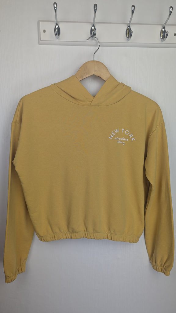 H&M Yellow 'New York' Hoodie - girls 12-14 Years H&M Used, Preloved, Preworn & Second Hand Baby, Kids & Children's Clothing UK Online. Cheap affordable. Brands including Next, Joules, Nutmeg Morrisons, TU, F&F, H&M.