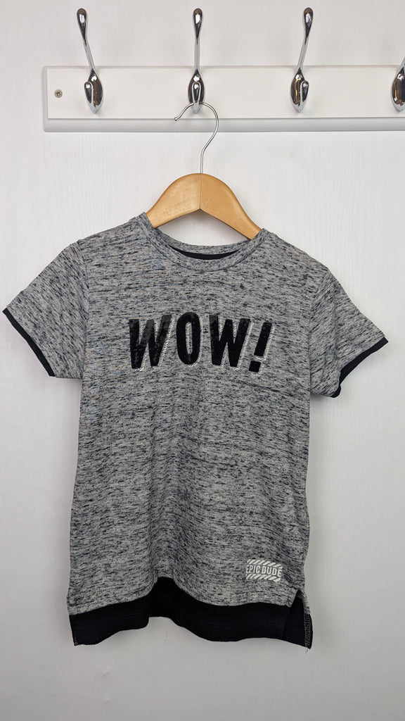 Primark 'Epic Dude' Grey Top - Boys 2-3 Years Primark Used, Preloved, Preworn & Second Hand Baby, Kids & Children's Clothing UK Online. Cheap affordable. Brands including Next, Joules, Nutmeg Morrisons, TU, F&F, H&M.