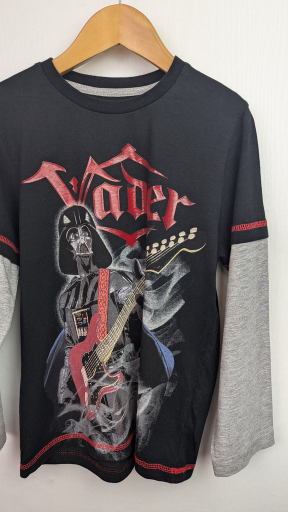 M&S Star Wars Vader Long Sleeve Top - Boys 6-7 Years Marks & Spencer Used, Preloved, Preworn & Second Hand Baby, Kids & Children's Clothing UK Online. Cheap affordable. Brands including Next, Joules, Nutmeg Morrisons, TU, F&F, H&M.