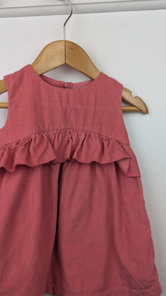 M&S Pink Cord Lined Dress - Girls 6-9 Months Marks & Spencer Used, Preloved, Preworn & Second Hand Baby, Kids & Children's Clothing UK Online. Cheap affordable. Brands including Next, Joules, Nutmeg Morrisons, TU, F&F, H&M.