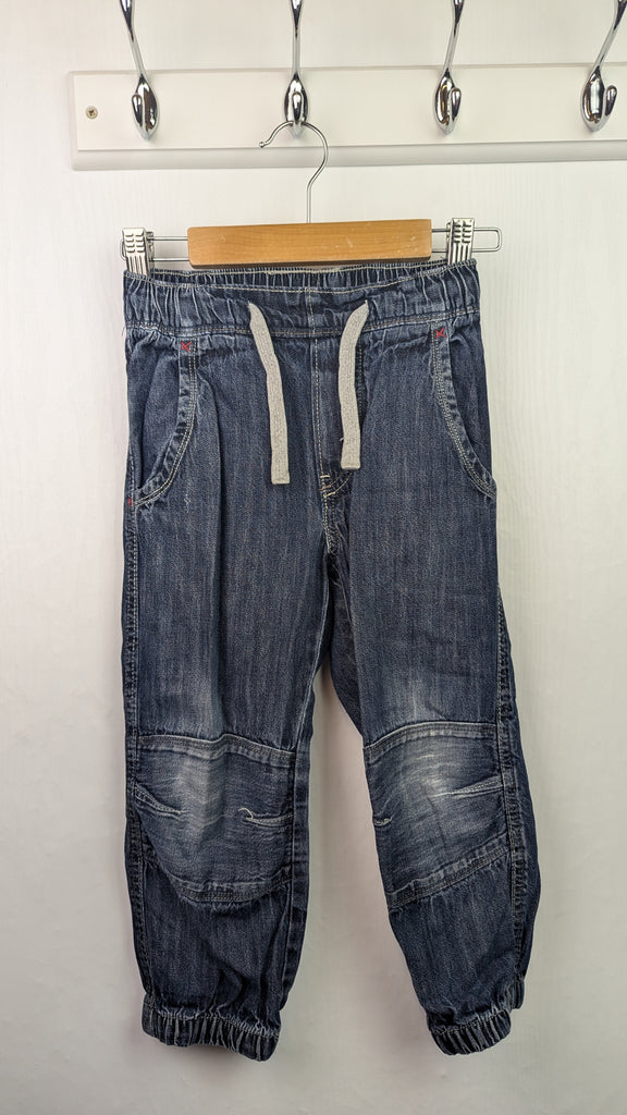 PLAYWEAR H&M Denim Cuffed Jeans - Boys 4-5 Years H&M Used, Preloved, Preworn & Second Hand Baby, Kids & Children's Clothing UK Online. Cheap affordable. Brands including Next, Joules, Nutmeg Morrisons, TU, F&F, H&M.