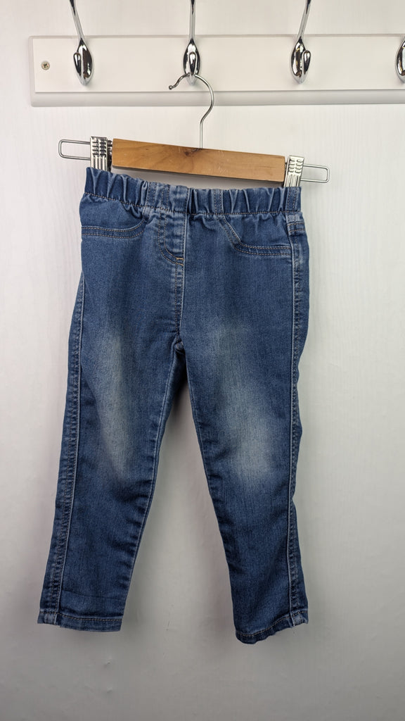 Nutmeg Light Stretchy Jeans - Unisex 18-24 Months Nutmeg Used, Preloved, Preworn & Second Hand Baby, Kids & Children's Clothing UK Online. Cheap affordable. Brands including Next, Joules, Nutmeg Morrisons, TU, F&F, H&M.