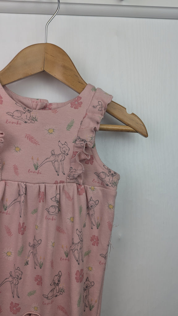 Disney Bambi Pink Romper - Girls 0-3 Months Disney @ Morrisons Used, Preloved, Preworn & Second Hand Baby, Kids & Children's Clothing UK Online. Cheap affordable. Brands including Next, Joules, Nutmeg Morrisons, TU, F&F, H&M.