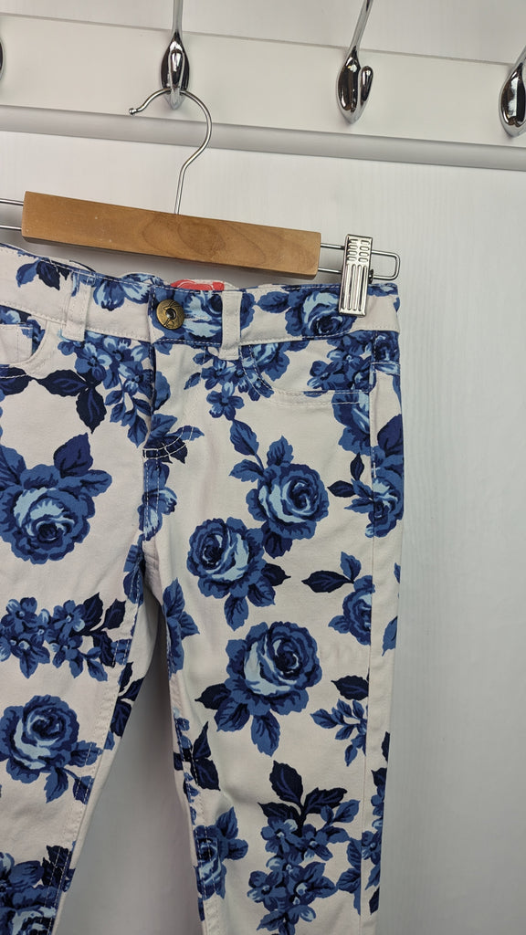 Joules Blue Floral Cropped Trousers - Girls 5 Years Joules Used, Preloved, Preworn & Second Hand Baby, Kids & Children's Clothing UK Online. Cheap affordable. Brands including Next, Joules, Nutmeg Morrisons, TU, F&F, H&M.