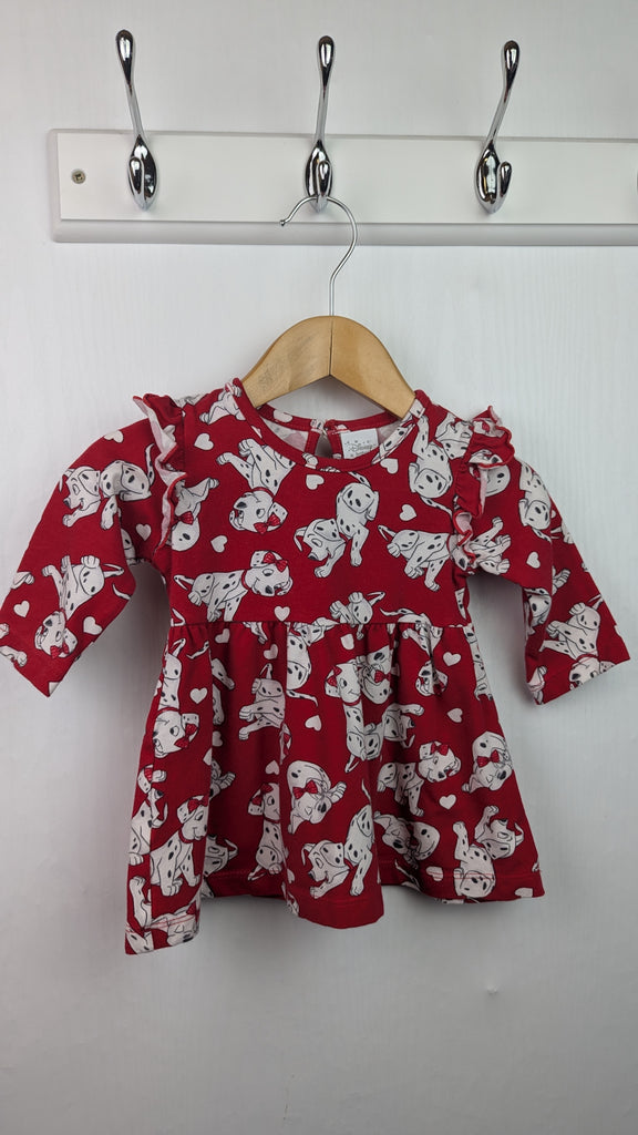 Disney 101 Dalmatians Red Dress - Baby Girls 0-3 Months Disn Used, Preloved, Preworn & Second Hand Baby, Kids & Children's Clothing UK Online. Cheap affordable. Brands including Next, Joules, Nutmeg Morrisons, TU, F&F, H&M.