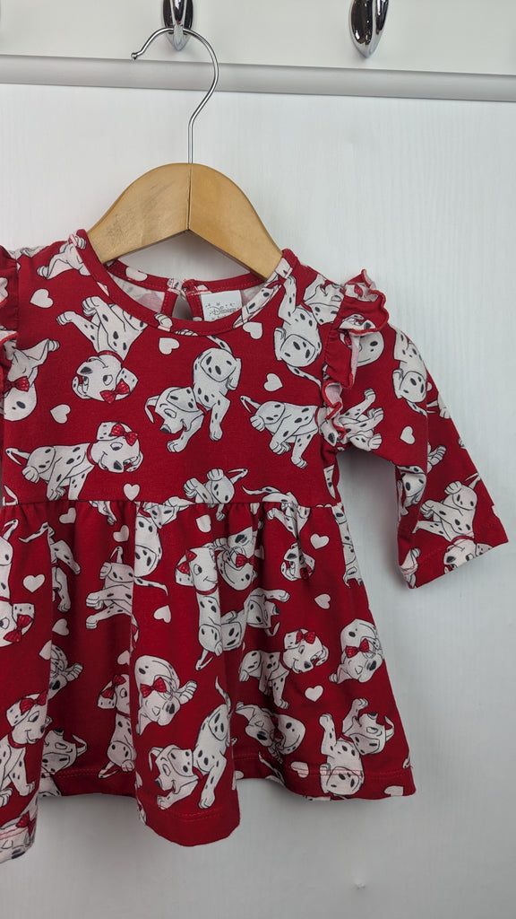 Disney 101 Dalmatians Red Dress - Baby Girls 0-3 Months Disn Used, Preloved, Preworn & Second Hand Baby, Kids & Children's Clothing UK Online. Cheap affordable. Brands including Next, Joules, Nutmeg Morrisons, TU, F&F, H&M.