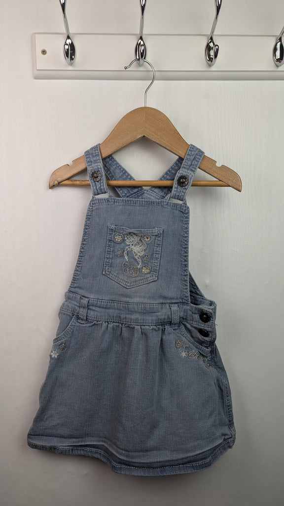 Disney Frozen Denim Dress - Girls 2-3 Years Disney Store Used, Preloved, Preworn & Second Hand Baby, Kids & Children's Clothing UK Online. Cheap affordable. Brands including Next, Joules, Nutmeg Morrisons, TU, F&F, H&M.