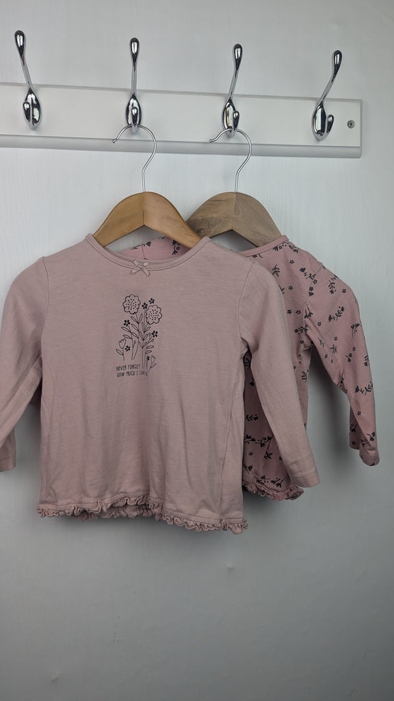 George Floral Long Sleeve Top Set - Girls 9-12 Months Little Ones Preloved Used, Preloved, Preworn & Second Hand Baby, Kids & Children's Clothing UK Online. Cheap affordable. Brands including Next, Joules, Nutmeg Morrisons, TU, F&F, H&M.