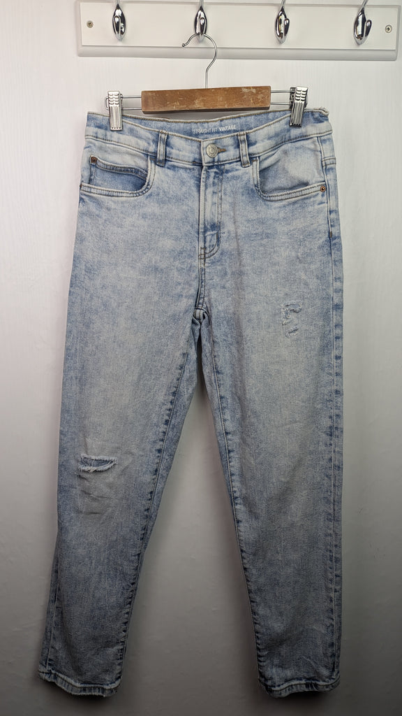 Zara Stonewashed Straight Jeans - Girls 11-12 Years Zara Used, Preloved, Preworn & Second Hand Baby, Kids & Children's Clothing UK Online. Cheap affordable. Brands including Next, Joules, Nutmeg Morrisons, TU, F&F, H&M.