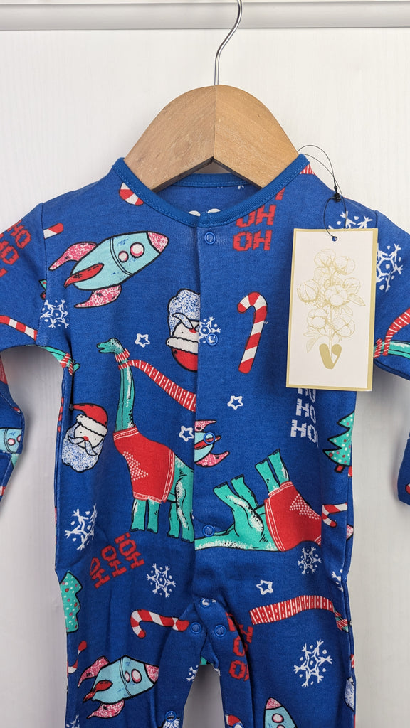 V by Very Christmas Sleepsuit - Boys 0-3 Months V by Very Used, Preloved, Preworn & Second Hand Baby, Kids & Children's Clothing UK Online. Cheap affordable. Brands including Next, Joules, Nutmeg Morrisons, TU, F&F, H&M.