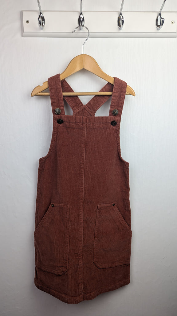 George Cord Dungaree Dress - Girls 6-7 Years Little Ones Preloved Used, Preloved, Preworn & Second Hand Baby, Kids & Children's Clothing UK Online. Cheap affordable. Brands including Next, Joules, Nutmeg Morrisons, TU, F&F, H&M.