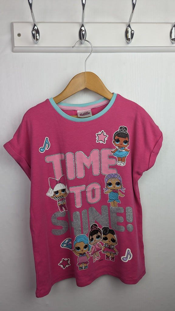 George Pink LOL Dolls Top - Girls 6-7 Years Little Ones Preloved Used, Preloved, Preworn & Second Hand Baby, Kids & Children's Clothing UK Online. Cheap affordable. Brands including Next, Joules, Nutmeg Morrisons, TU, F&F, H&M.