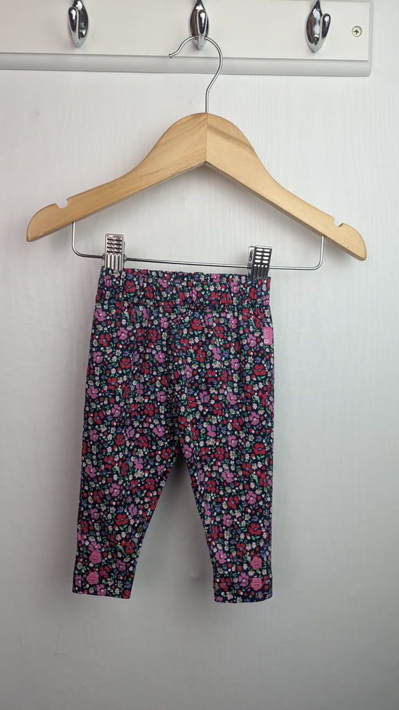 Jojo Maman Bebe Floral Leggings - Girls 0-3 Months Little Ones Preloved Used, Preloved, Preworn & Second Hand Baby, Kids & Children's Clothing UK Online. Cheap affordable. Brands including Next, Joules, Nutmeg Morrisons, TU, F&F, H&M.