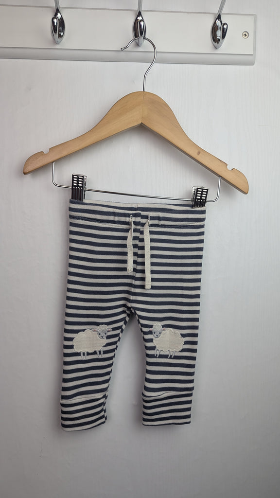 John Lewis Striped Sheep Leggings - Unisex 0-3 Months Little Ones Preloved Used, Preloved, Preworn & Second Hand Baby, Kids & Children's Clothing UK Online. Cheap affordable. Brands including Next, Joules, Nutmeg Morrisons, TU, F&F, H&M.