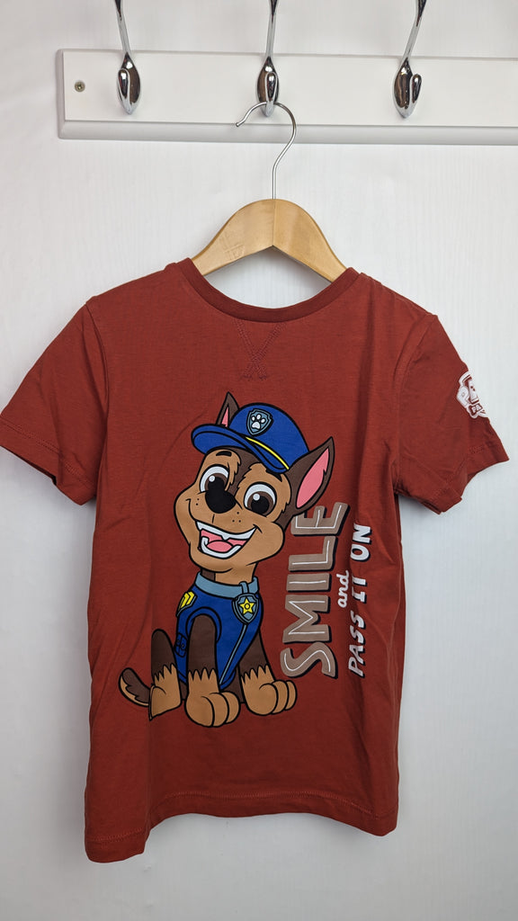 George Paw Patrol Chase Short Sleeve Top - Boys 4-5 Years Little Ones Preloved Used, Preloved, Preworn & Second Hand Baby, Kids & Children's Clothing UK Online. Cheap affordable. Brands including Next, Joules, Nutmeg Morrisons, TU, F&F, H&M.