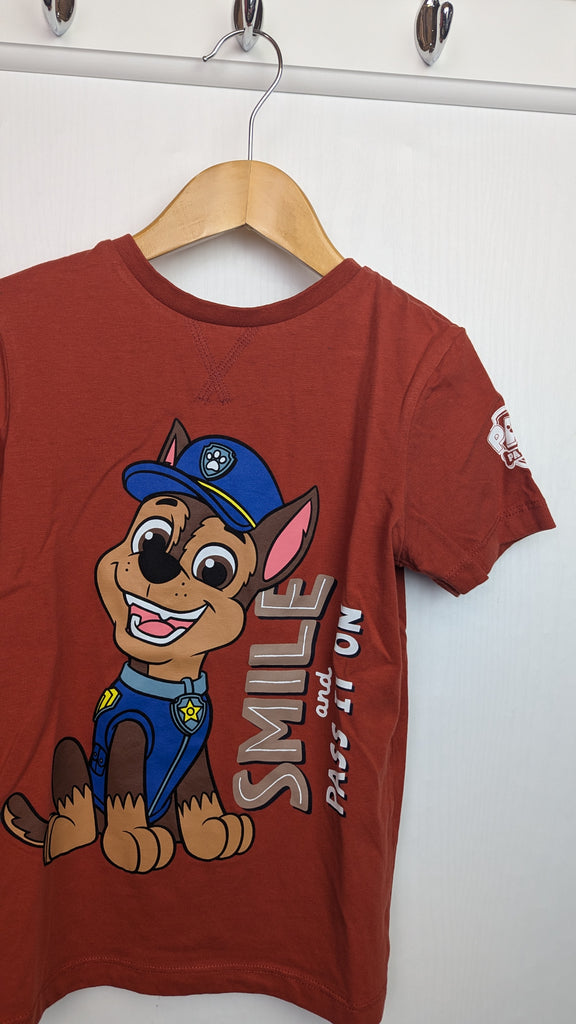 George Paw Patrol Chase Short Sleeve Top - Boys 4-5 Years Little Ones Preloved Used, Preloved, Preworn & Second Hand Baby, Kids & Children's Clothing UK Online. Cheap affordable. Brands including Next, Joules, Nutmeg Morrisons, TU, F&F, H&M.