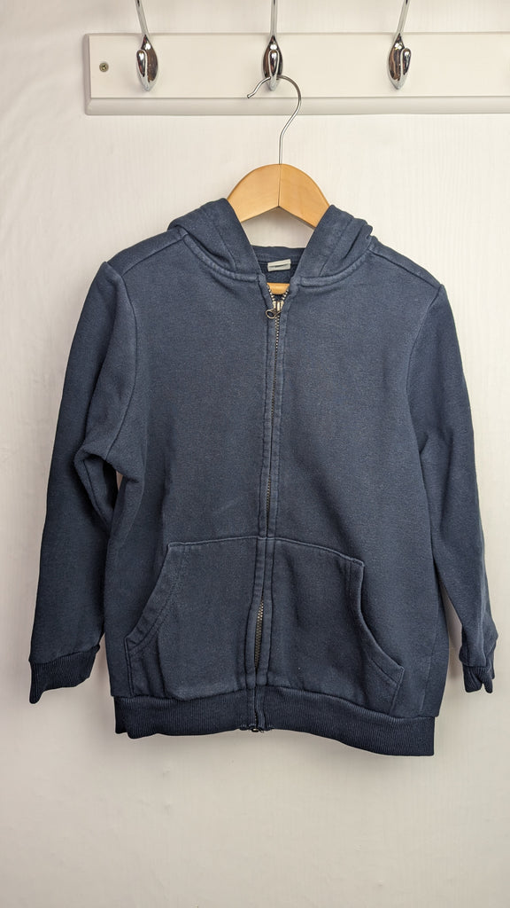 TU Navy Zip Hoodie - Boys 5 Years Little Ones Preloved Used, Preloved, Preworn & Second Hand Baby, Kids & Children's Clothing UK Online. Cheap affordable. Brands including Next, Joules, Nutmeg Morrisons, TU, F&F, H&M.