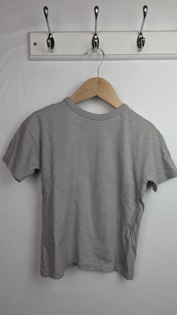 George Light Grey Short Sleeve Top - Boys 3-4 Years Little Ones Preloved Used, Preloved, Preworn & Second Hand Baby, Kids & Children's Clothing UK Online. Cheap affordable. Brands including Next, Joules, Nutmeg Morrisons, TU, F&F, H&M.