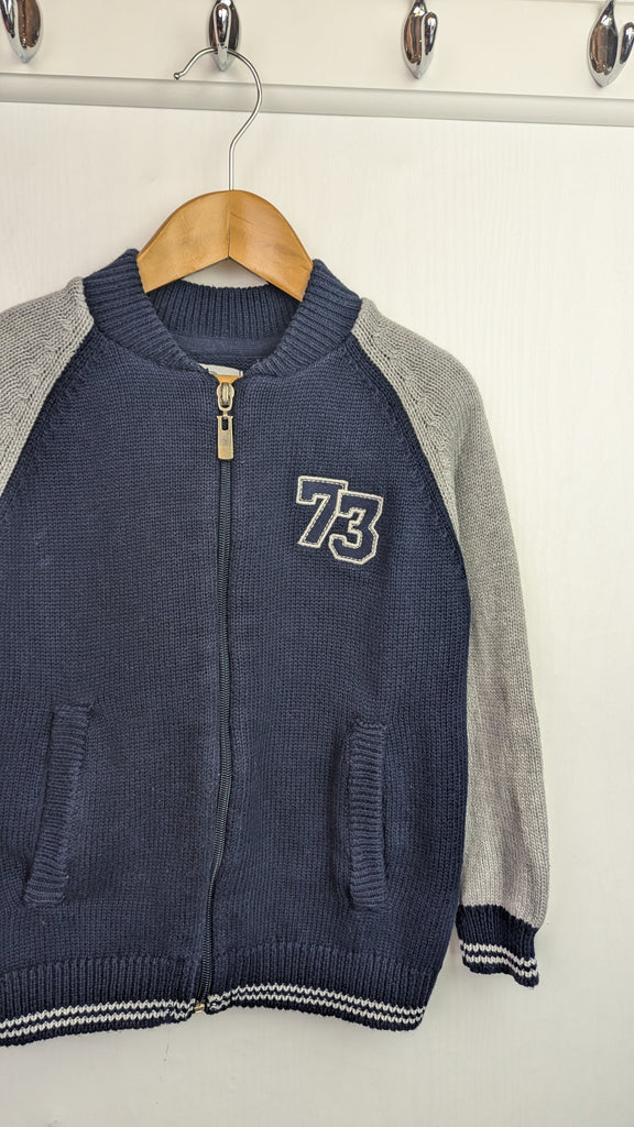 La Redoute Knit Zip Jumper - Boys 5 Years Little Ones Preloved Used, Preloved, Preworn & Second Hand Baby, Kids & Children's Clothing UK Online. Cheap affordable. Brands including Next, Joules, Nutmeg Morrisons, TU, F&F, H&M.