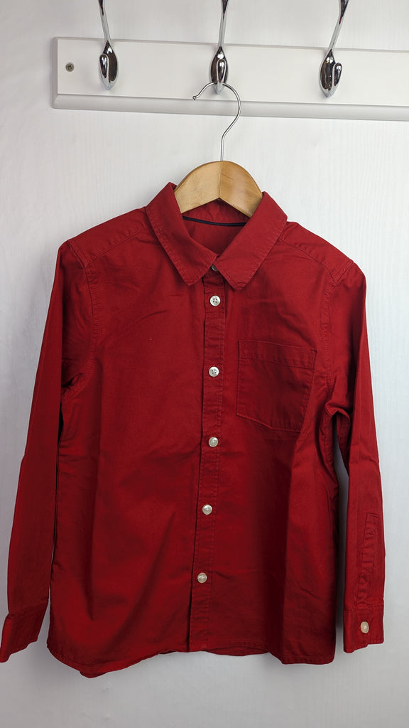 H&M Red Button Shirt - Boys 4-5 Years Little Ones Preloved Used, Preloved, Preworn & Second Hand Baby, Kids & Children's Clothing UK Online. Cheap affordable. Brands including Next, Joules, Nutmeg Morrisons, TU, F&F, H&M.