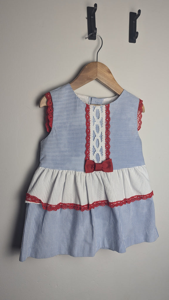 Miranda Blue & White Striped Top - Girls 8 Years Little Ones Preloved Used, Preloved, Preworn & Second Hand Baby, Kids & Children's Clothing UK Online. Cheap affordable. Brands including Next, Joules, Nutmeg Morrisons, TU, F&F, H&M.