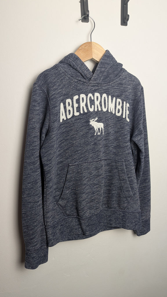 Abercrombie Dark Blue Hoodie - Boys 7-8 Years Little Ones Preloved Used, Preloved, Preworn & Second Hand Baby, Kids & Children's Clothing UK Online. Cheap affordable. Brands including Next, Joules, Nutmeg Morrisons, TU, F&F, H&M.