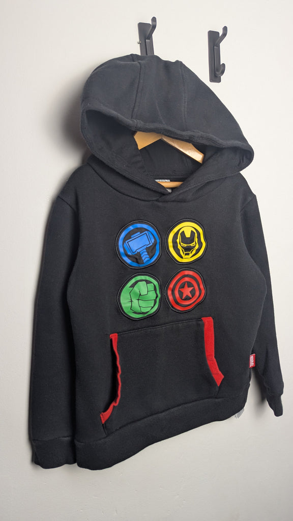 Disney Store Avengers Black Hoodie - Boys 7-8 Years Little Ones Preloved Used, Preloved, Preworn & Second Hand Baby, Kids & Children's Clothing UK Online. Cheap affordable. Brands including Next, Joules, Nutmeg Morrisons, TU, F&F, H&M.