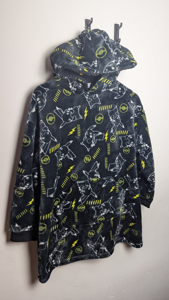 Primark Pokemon Pikachu Blanket Hoodie - Boys Size S/M Little Ones Preloved Used, Preloved, Preworn & Second Hand Baby, Kids & Children's Clothing UK Online. Cheap affordable. Brands including Next, Joules, Nutmeg Morrisons, TU, F&F, H&M.