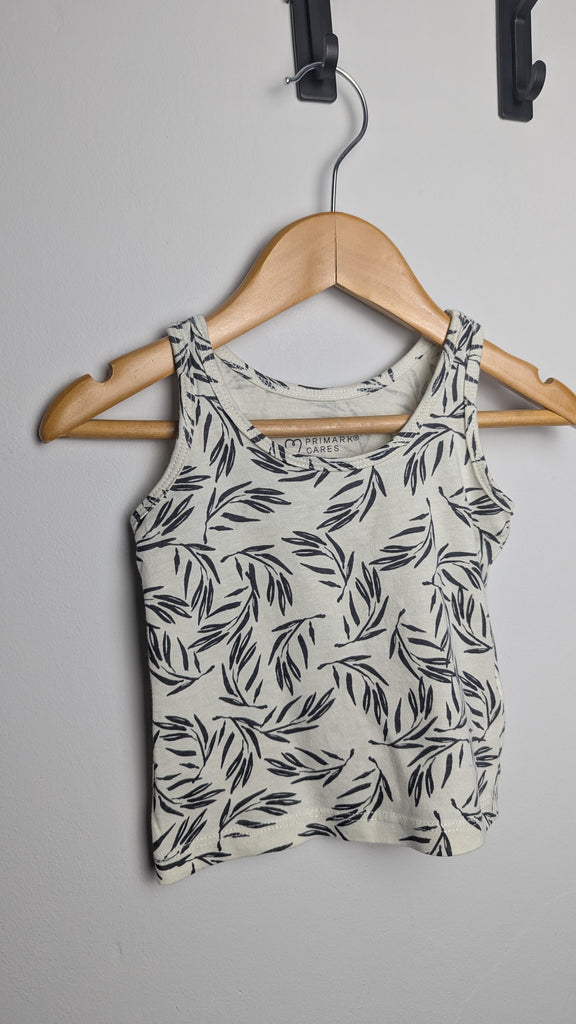 Primark Leaf Print Top - Unisex 3-6 Months Little Ones Preloved Used, Preloved, Preworn & Second Hand Baby, Kids & Children's Clothing UK Online. Cheap affordable. Brands including Next, Joules, Nutmeg Morrisons, TU, F&F, H&M.