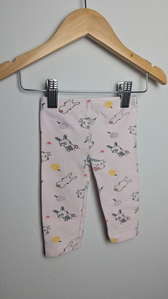 Lullaby Pink Bunny Leggings - Girls 3-6 Months Little Ones Preloved Used, Preloved, Preworn & Second Hand Baby, Kids & Children's Clothing UK Online. Cheap affordable. Brands including Next, Joules, Nutmeg Morrisons, TU, F&F, H&M.