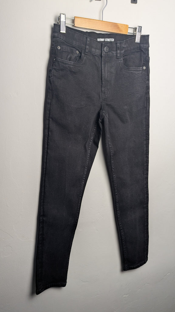 Zara Black Skinny Stretch Jeans - Boys 11-12 Years Little Ones Preloved Used, Preloved, Preworn & Second Hand Baby, Kids & Children's Clothing UK Online. Cheap affordable. Brands including Next, Joules, Nutmeg Morrisons, TU, F&F, H&M.