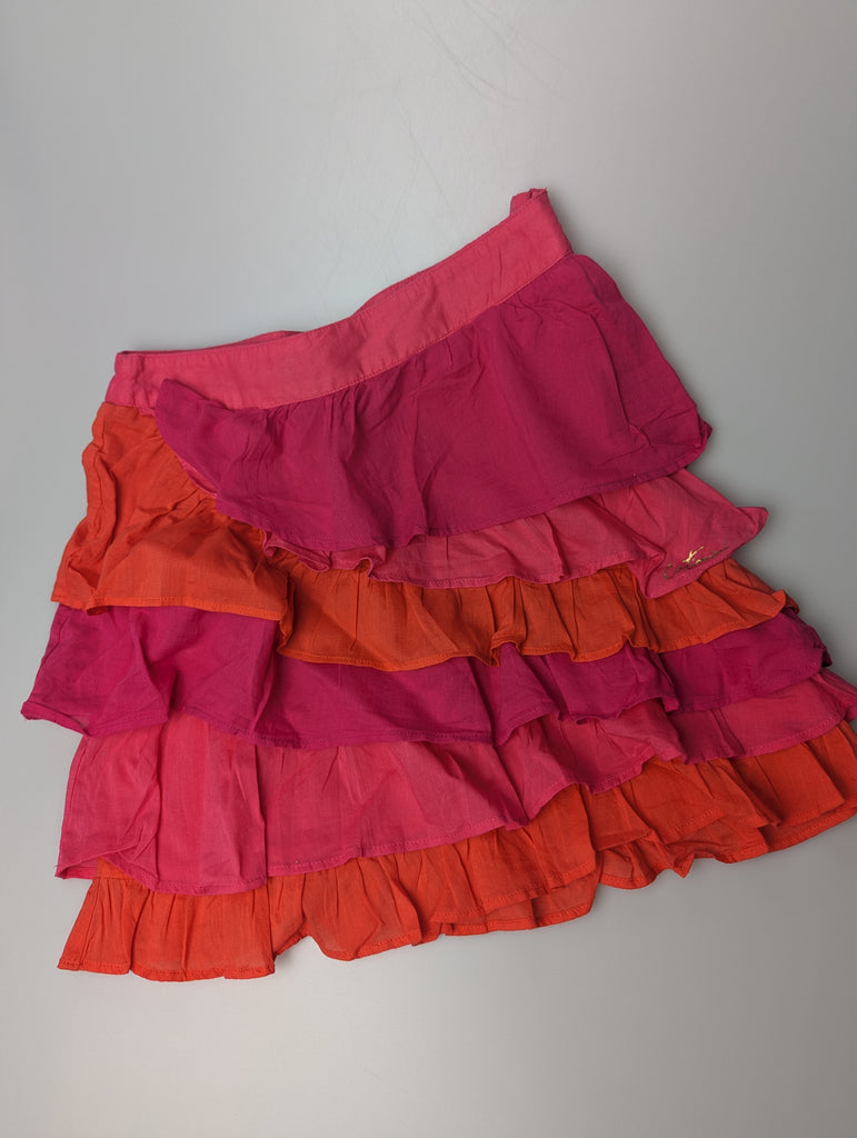 Catimini Pink Ruffle Skirt - Girls 10 Years Little Ones Preloved Used, Preloved, Preworn Baby, Girls & Boys Clothes. Kids & Children's second hand Clothing UK Online. Cheap affordable. Brands including Next, Joules, Nutmeg Morrisons, TU, F&F, H&M.