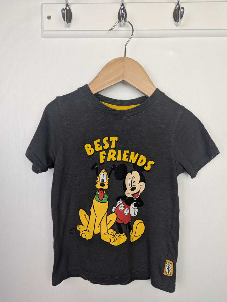 Primark Mickey & Pluto Top - Boys 2-3 Years Little Ones Preloved Used, Preloved, Preworn Baby, Girls & Boys Clothes. Kids & Children's second hand Clothing UK Online. Cheap affordable. Brands including Next, Joules, Nutmeg Morrisons, TU, F&F, H&M.