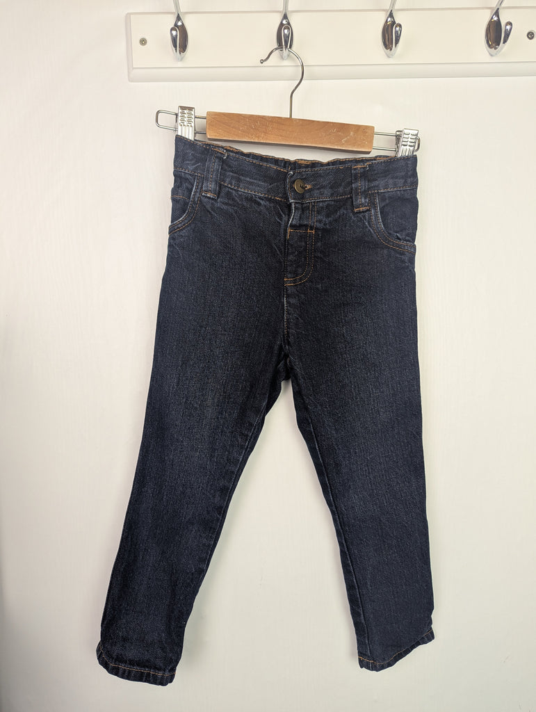 Nutmeg Dark Blue Jeans - Boys 18-24 Months Little Ones Preloved Used, Preloved, Preworn Baby, Girls & Boys Clothes. Kids & Children's second hand Clothing UK Online. Cheap affordable. Brands including Next, Joules, Nutmeg Morrisons, TU, F&F, H&M.