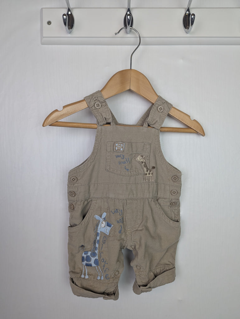 Cherokee Cord Dungarees - Boys Tiny Baby Little Ones Preloved Used, Preloved, Preworn Baby, Girls & Boys Clothes. Kids & Children's second hand Clothing UK Online. Cheap affordable. Brands including Next, Joules, Nutmeg Morrisons, TU, F&F, H&M.