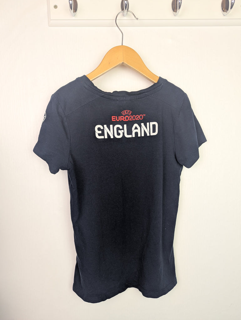 Euro 2020 Navy Top - Unisex 9-10 Years Little Ones Preloved Used, Preloved, Preworn Baby, Girls & Boys Clothes. Kids & Children's second hand Clothing UK Online. Cheap affordable. Brands including Next, Joules, Nutmeg Morrisons, TU, F&F, H&M.