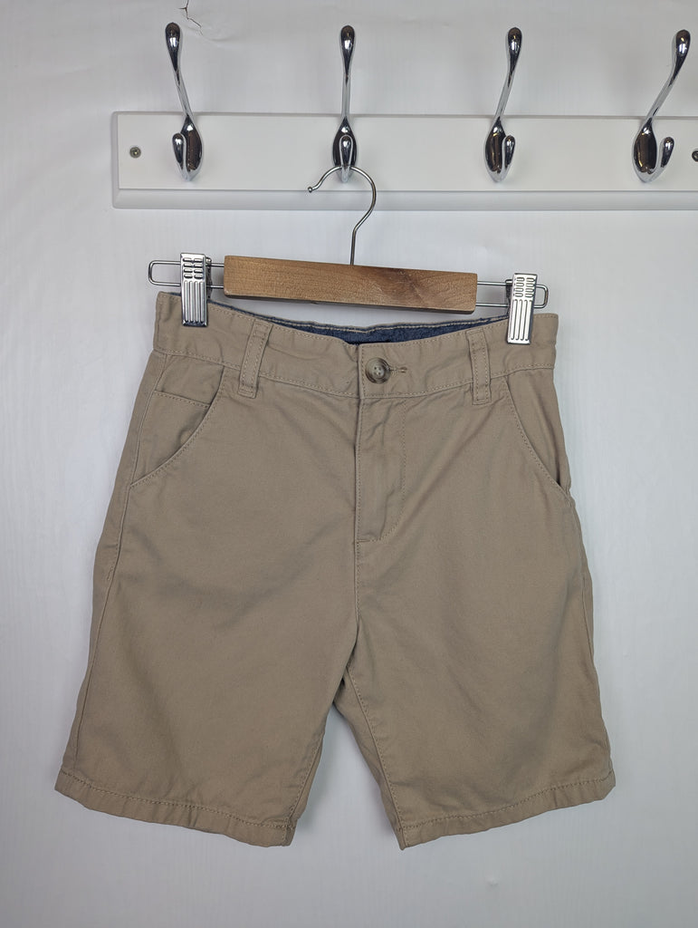 Matalan Tan Chino Short - Boys 7 Years Little Ones Preloved Used, Preloved, Preworn Baby, Girls & Boys Clothes. Kids & Children's second hand Clothing UK Online. Cheap affordable. Brands including Next, Joules, Nutmeg Morrisons, TU, F&F, H&M.