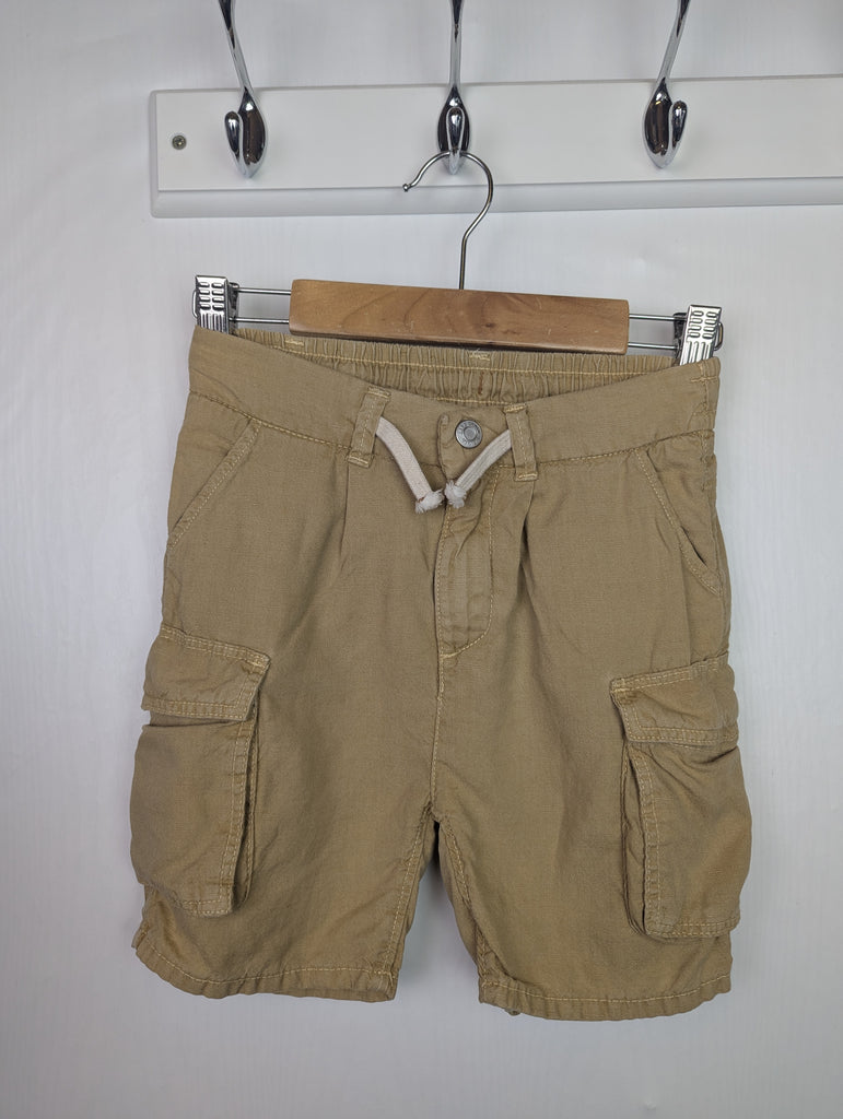 Zara Linen Mix Shorts - Boys 4-5 Years Little Ones Preloved Used, Preloved, Preworn Baby, Girls & Boys Clothes. Kids & Children's second hand Clothing UK Online. Cheap affordable. Brands including Next, Joules, Nutmeg Morrisons, TU, F&F, H&M.