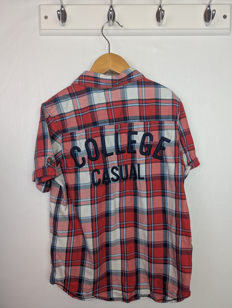 H&M Red Plaid Shirt - Boys 7-8 Years Little Ones Preloved Used, Preloved, Preworn Baby, Girls & Boys Clothes. Kids & Children's second hand Clothing UK Online. Cheap affordable. Brands including Next, Joules, Nutmeg Morrisons, TU, F&F, H&M.